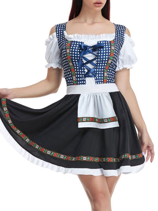 Dámské dirndl šaty na Oktoberfest | Mini