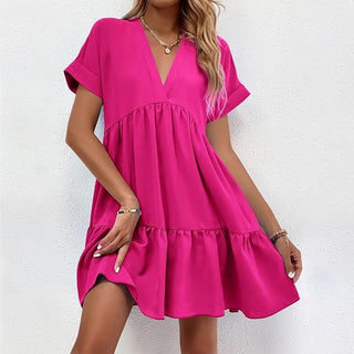 Damen Sommerkleid Boho Leicht Verspielt | Midi