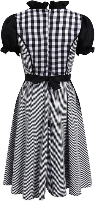 Vestido dirndl para mujer para el Oktoberfest | Dirndl con delantal