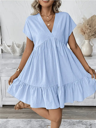 Robe d'été bohème décontractée pour femme | mi-longue