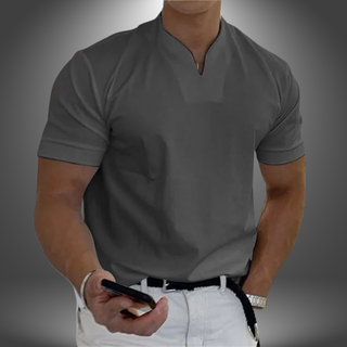 Camiseta para hombre con escote en V | Casual