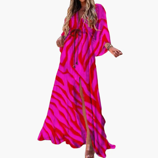 Women’s Summer Dress with V-Neck | Maxi