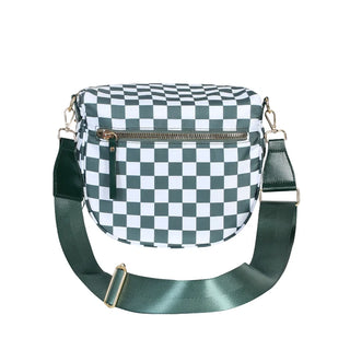 Damen Karierte Crossbody Tasche | Mit Verstellbarem Riemen