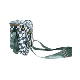 Damen Karierte Crossbody Tasche | Mit Verstellbarem Riemen