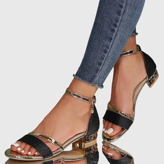 Damen Sandalen mit Offenen Zehen | Blockabsatz