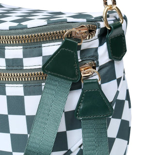Damen Karierte Crossbody Tasche | Mit Verstellbarem Riemen