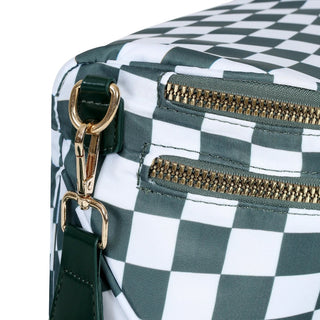 Damen Karierte Crossbody Tasche | Mit Verstellbarem Riemen