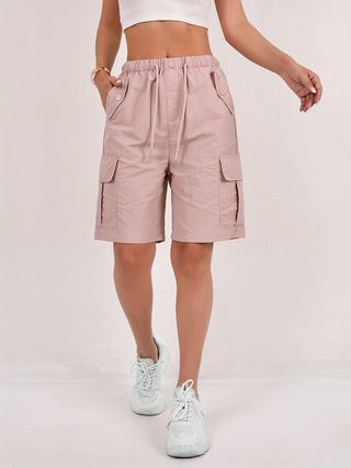 Damen Cargo Shorts | Mit Kordelzug