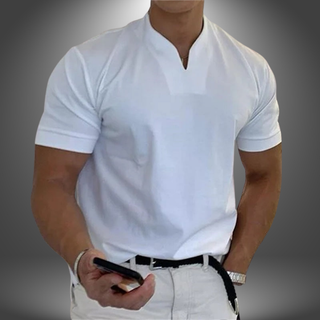 Camiseta para hombre con escote en V | Casual