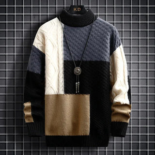 Men's Knit Sweater | High Collar