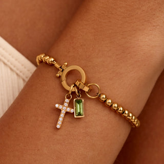Damen Charm Armband | Mit Perlen