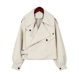 Women's Cropped Jacket | With Belt