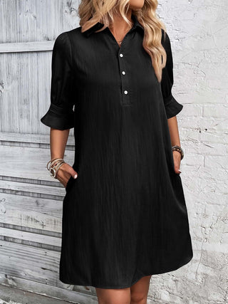 Robe chemise à boutons femme | Mini