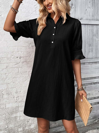 Robe chemise à boutons femme | Mini
