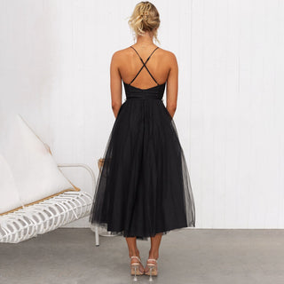 Women's Spaghetti Strap Dress | Midi