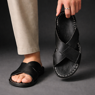 Herren Sandalen mit Kreuzriemen | Lässig