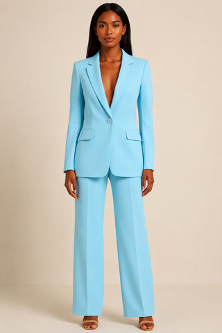 Conjunto de blazer de dos piezas para mujer