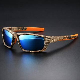 Lunettes de soleil carrées teintées pour homme