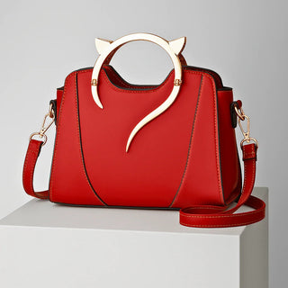 Damen Handtasche mit Katzengriff | Elegant