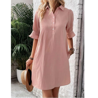 Robe chemise à boutons femme | Mini