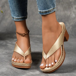 Damen Sandalen mit Blockabsatz | Block Heel