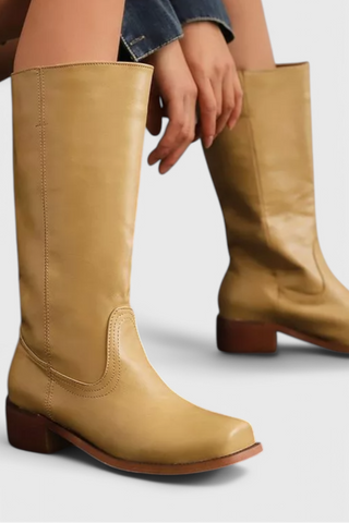 Women's knee-high boots | block heel