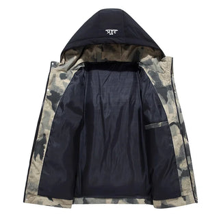 Herren Winter Daunenjacke | Mit Kapuze