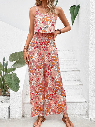 Damen Florales Zweiteiler Set | Sommer