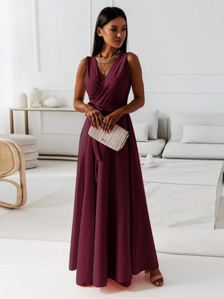 Women’s Sleeveless Evening Dress | Maxi
