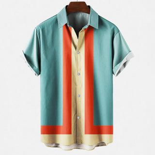 Men's Retro Short Sleeve Shirt | Casual