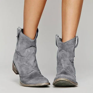 Women's Western Ankle Boots | Low Heel