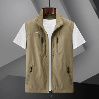 Chaleco para hombre con cremallera | Exterior