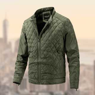 Herren Steppjacke mit Reißverschluss | Langarm