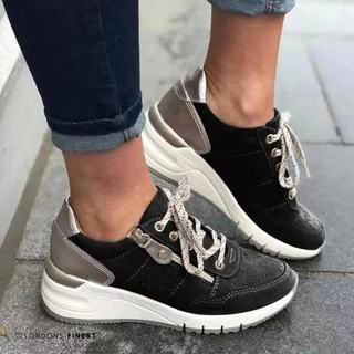 Damen Sneaker mit Schnürung | Orthopädisch