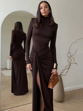 Women’s Elegant Long Sleeve Maxi Dress | Evening