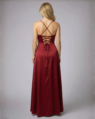 Damska elegancka sukienka wieczorowa | maxi