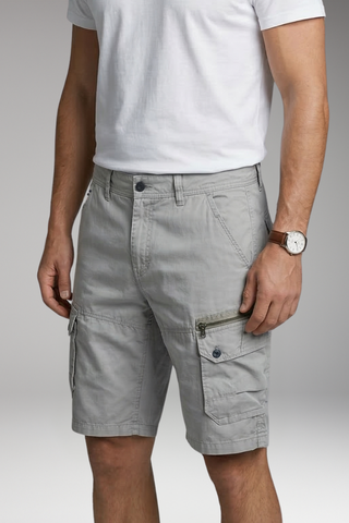 Short cargo décontracté homme | Coupe ajustée