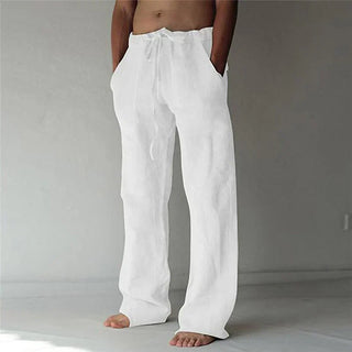 Men’s Wide Pants with Drawstring | Casual