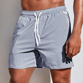 Herren Gestreifte Badeshorts | Sommer