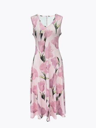 Robe femme à plusieurs couches avec motif floral | Midi