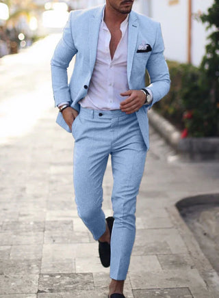Men's two-piece wedding guest suit | jacket & trousers