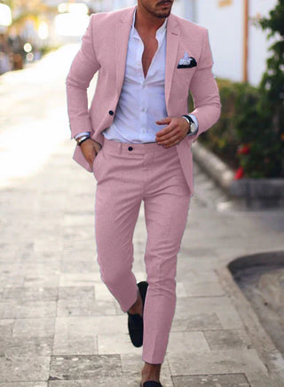 Men's two-piece wedding guest suit | jacket & trousers