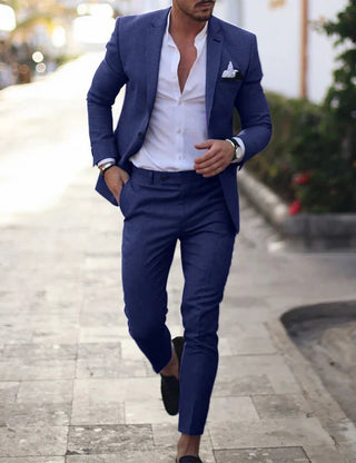 Men's two-piece wedding guest suit | jacket & trousers