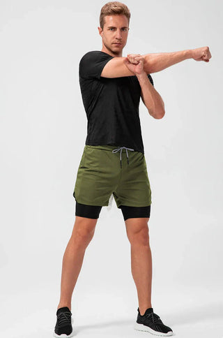 Herren Kompressions Shorts | Mit Tasche