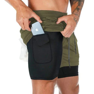 Herren Kompressions Shorts | Mit Tasche