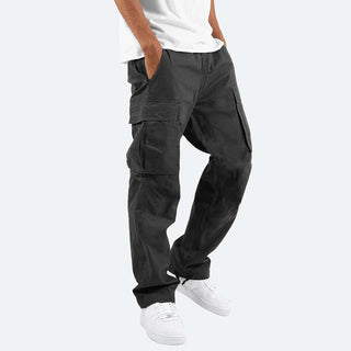 Men Relaxed Fit Cargo Pants | Multiple Pockets