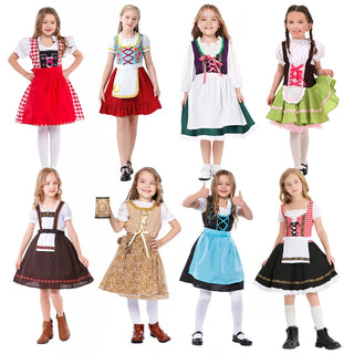 Kinder Oktoberfest Traditionelles Bayern | Dirndl Kleid