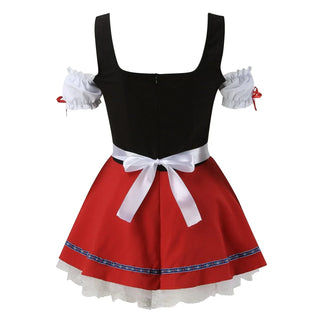 Damen Oktoberfest Dirndlkleid | Mini zum Schnüren