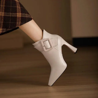 Damen Stiefel mit Hohen Absätzen | Knöchelhoch