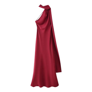 Robe de soirée dos nu femme | maxi